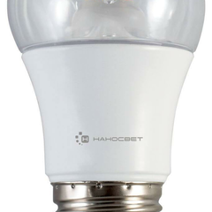 Лампа светодиодная Наносвет E27 7,5W 4000K прозрачная LC-P45CL-7.5/E27/840 L211