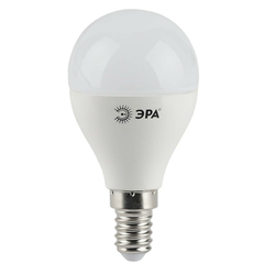Лампа светодиодная ЭРА E14 5W 4000K матовая LED P45-5W-840-E14 Б0028487
