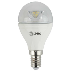 Лампа светодиодная ЭРА E14 7W 2700K прозрачная LED P45-7W-827-E14-Clear Б0017241