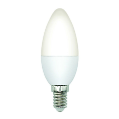 LED-C37-5W/3000K/E14/FR/S Лампочка Volpe LED-C37-SLS