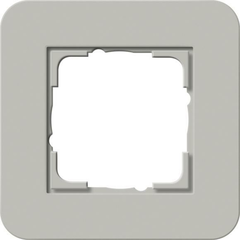 Рамка 1-постовая Gira E3 серый/антрацит 0211422