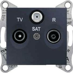 Розетка TV/R/SAT проходная Schneider Electric Sedna 8dB SDN3501270